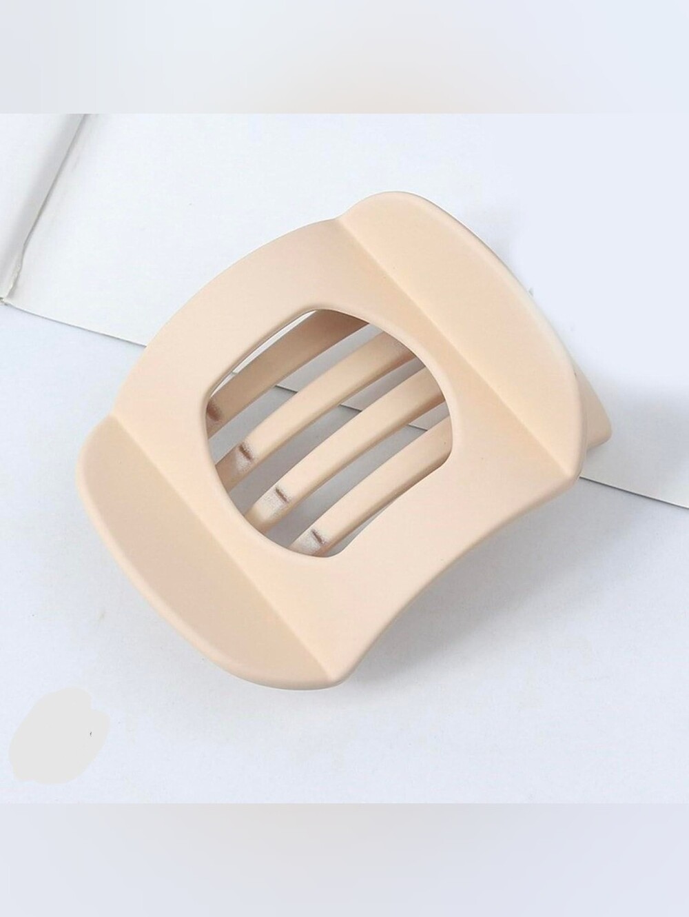 Beige Flat-Lay Hair Claw Clip BNIB